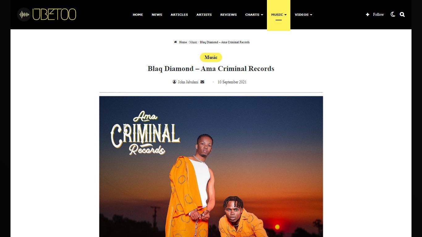Blaq Diamond - Ama Criminal Records » Mp3 Download » Ubetoo